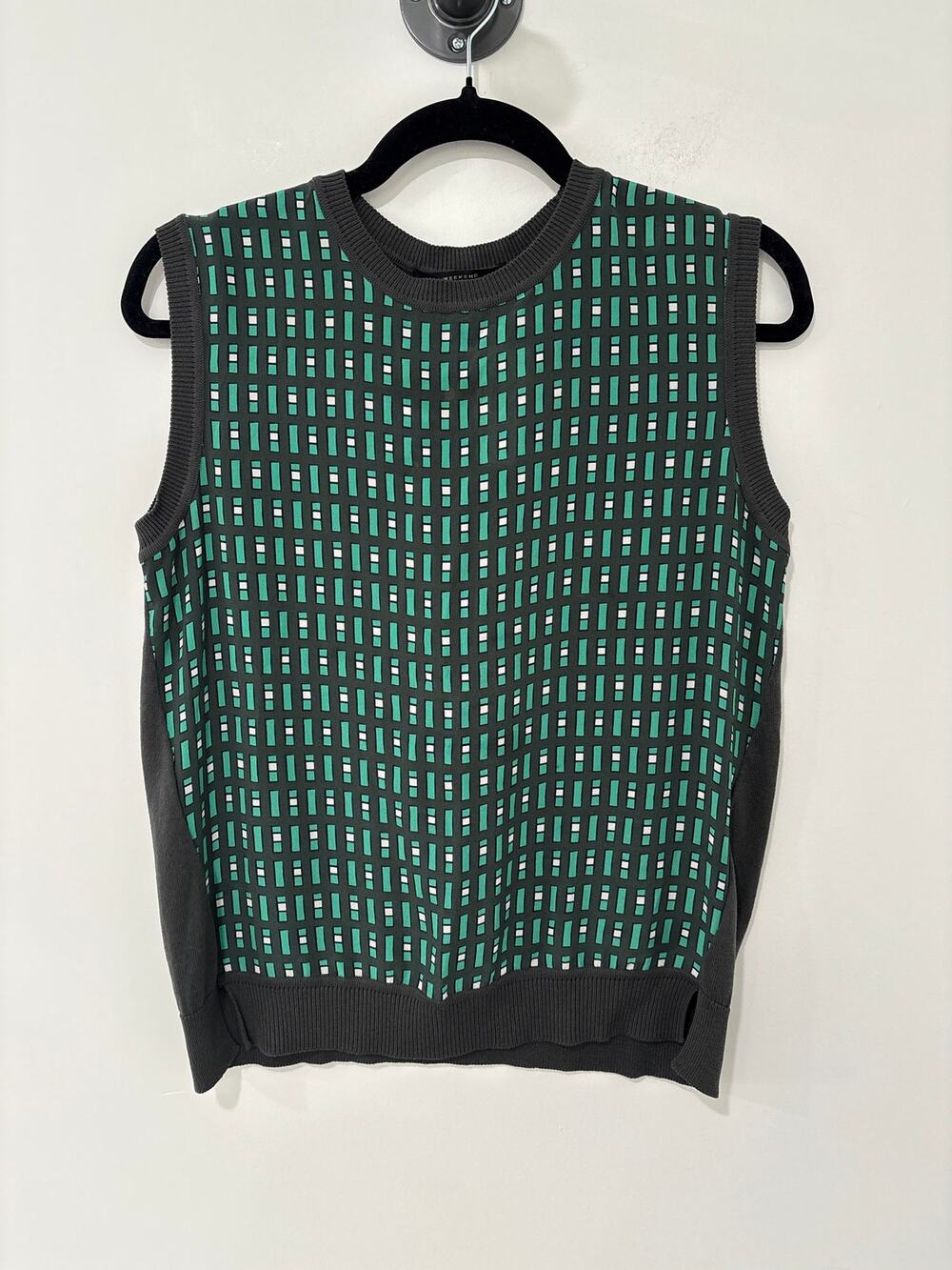 Max Mara Green Sweater Vest Size S